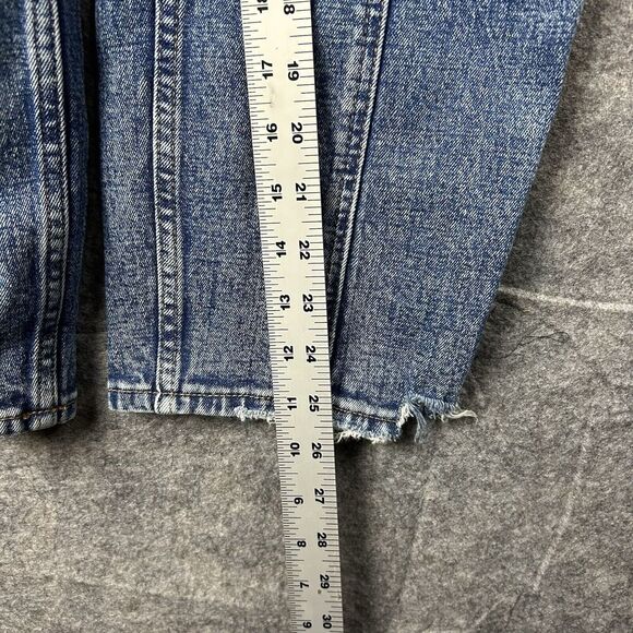 Abercrombie & Fitch Jeans Womens 30/10 Blue Denim Ultra High Rise Mom Jean Pants - Picture 4 of 12